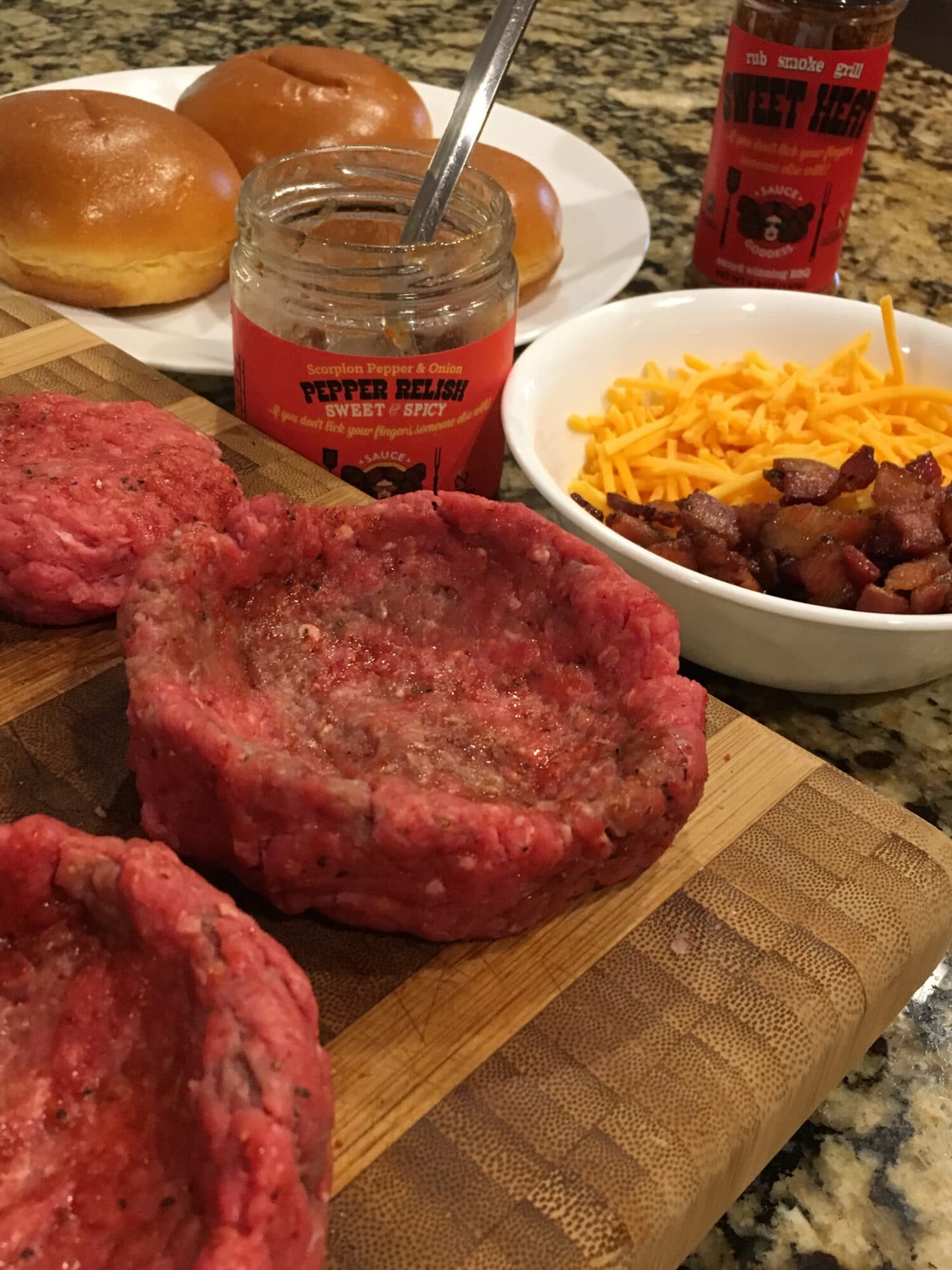 Saucy Stuffed Burgers (aka Juicy Lucy)