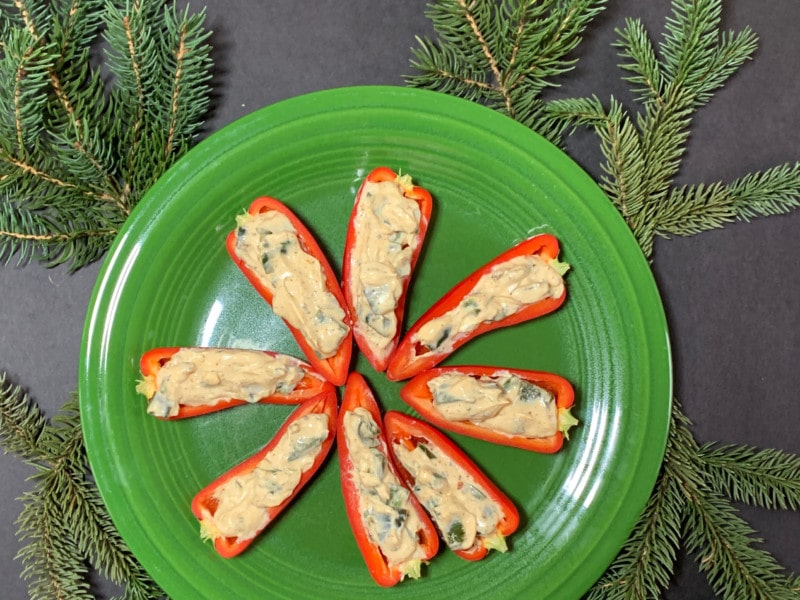 Red Green Stuffed Peppers