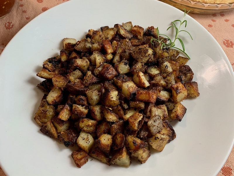 platter of perfect breakfast potatoes