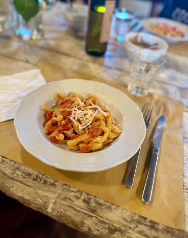 Bowl of Picci in Umbria.